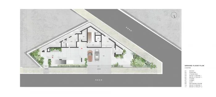 BIM Architecture | Bangalore Triangle Residence/Cadence Architects