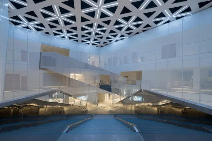 BIM Architecture | White Marble in the wilderness - Shuifa · Information Town Industry Exhibition Center/aoe | Construction Team