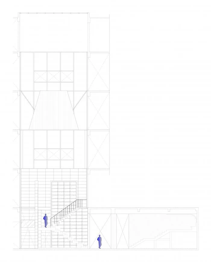 BIM Architecture | Yuanping · Meijing Bookstore: A Bookstore Hidden in the Skylight Courtyard/Shanghai Yanyang Architectural Design Studio
