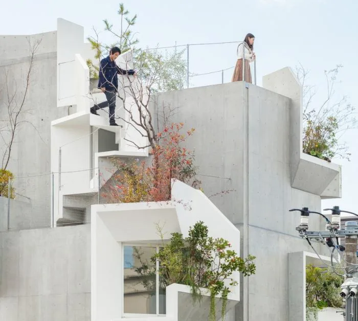 BIM Architecture | Growing and Extending Like Trees: Toyoshima Gallery Residence/Akihisa Hirata Architects, Japan