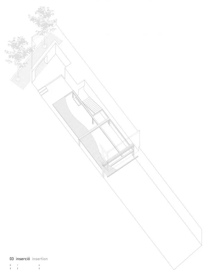 BIM Architecture | Barcelona Residential Renovation, Vertical Connection/Estudi08014