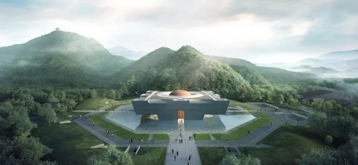 BIM Architecture | Dayu Memorial Hall Scheme/Zhejiang University Architectural Design and Research Institute+South China University of Technology Architectural Design and Research Institute