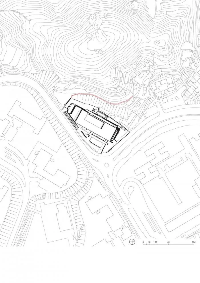 BIM Architecture | Misalignment biting, creating a cinema of light - Che Gong Temple Sports Center/Architectural Services Department