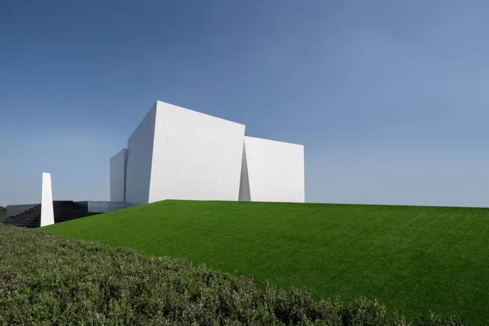 BIM Architecture | White Marble in the wilderness - Shuifa · Information Town Industry Exhibition Center/aoe | Construction Team