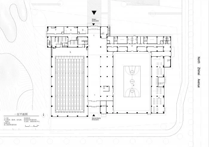BIM Architecture | Beijing Institute of Technology Liangxiang Campus Cultural and Sports Center/Contemporary Architecture
