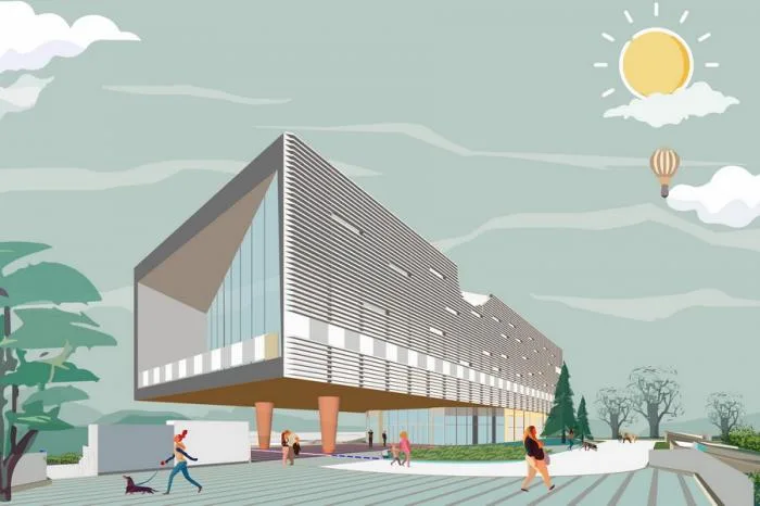 BIM Architecture | Copyright Cloud Work Base - China's First National Digital Audio Visual Communication Service Platform/Shanghai Huadu Architectural Planning and Design