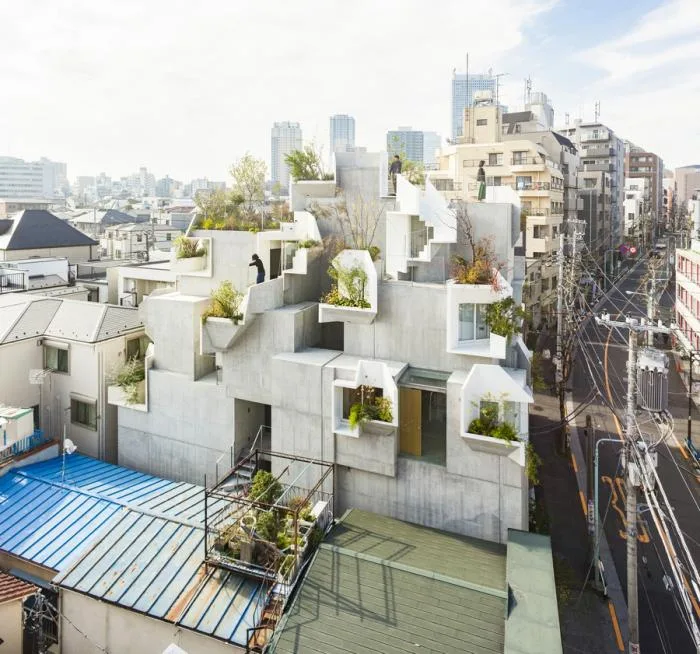 BIM Architecture | Growing and Extending Like Trees: Toyoshima Gallery Residence/Akihisa Hirata Architects, Japan