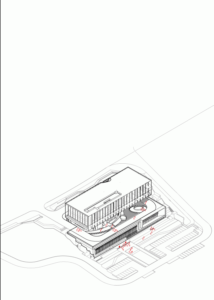 BIM Architecture | Copyright Cloud Work Base - China's First National Digital Audio Visual Communication Service Platform/Shanghai Huadu Architectural Planning and Design