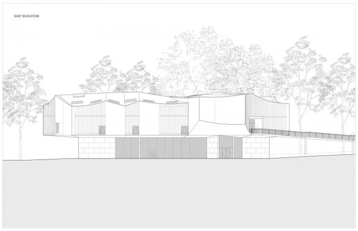 BIM Architecture | Lightly Flying, Born Around Ancient Trees, Went Visual Arts Building/Steven Hall Architects