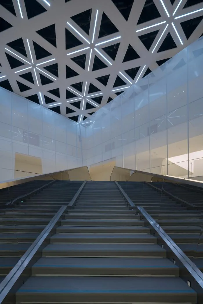 BIM Architecture | White Marble in the wilderness - Shuifa · Information Town Industry Exhibition Center/aoe | Construction Team