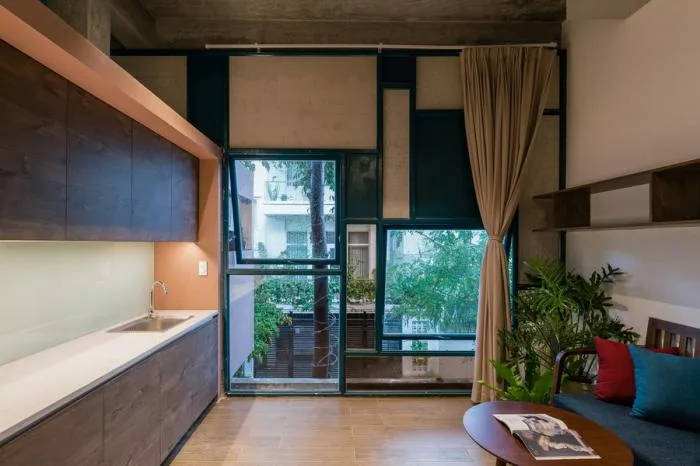 BIM Architecture | Vietnam Dian Apartment, Street Corner 'Room in the Building'/H.2