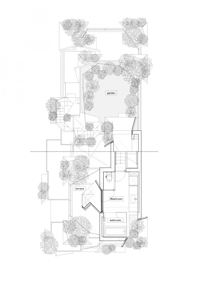 BIM Architecture | Growing and Extending Like Trees: Toyoshima Gallery Residence/Akihisa Hirata Architects, Japan