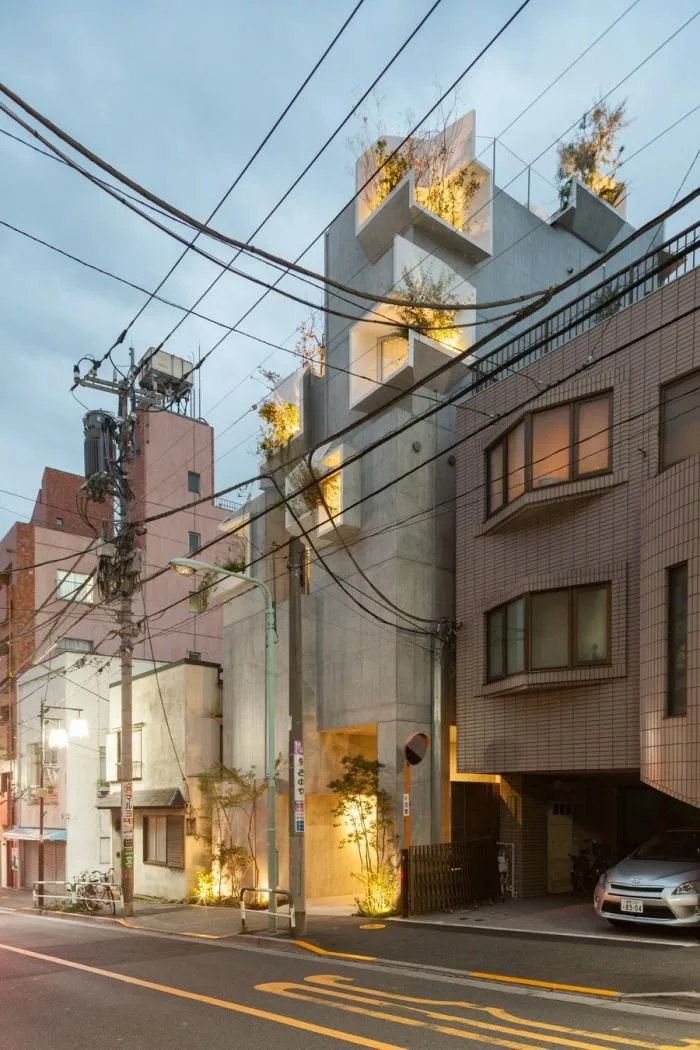 BIM Architecture | Growing and Extending Like Trees: Toyoshima Gallery Residence/Akihisa Hirata Architects, Japan
