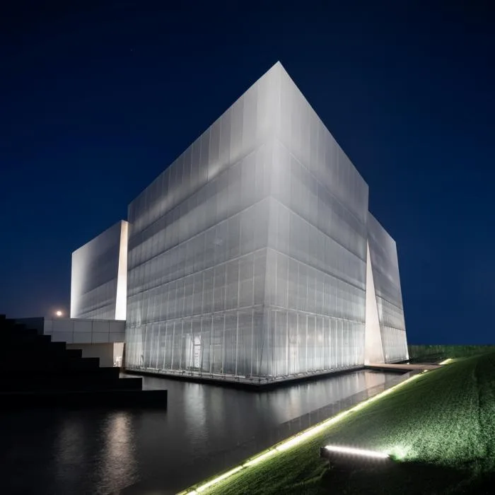 BIM Architecture | White Marble in the wilderness - Shuifa · Information Town Industry Exhibition Center/aoe | Construction Team