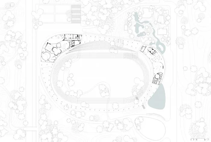 BIM Architecture | Chengdu Tianfu 'Smart Ring'/Powerhouse Company - Plan View