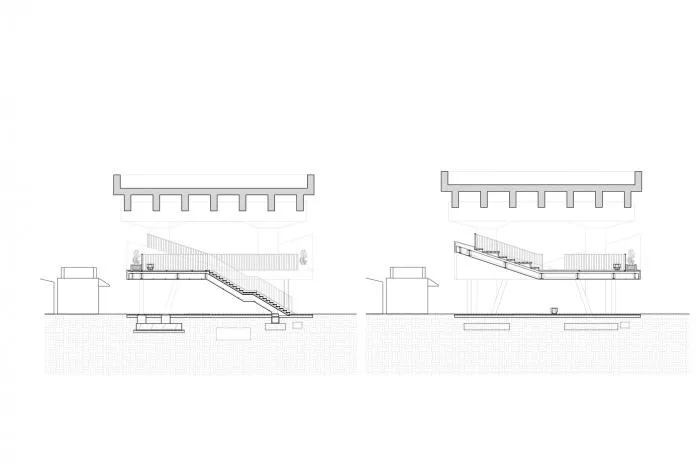 BIM Architecture | Seoul Terrace Square, Regenerated Space Under Elevated Bridge