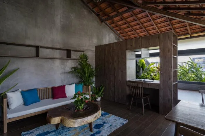 BIM Architecture | Vietnam Dian Apartment, Street Corner 'Room in the Building'/H.2