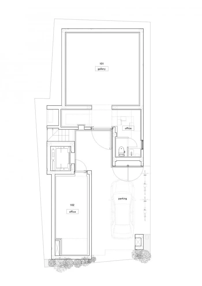 BIM Architecture | Growing and Extending Like Trees: Toyoshima Gallery Residence/Akihisa Hirata Architects, Japan