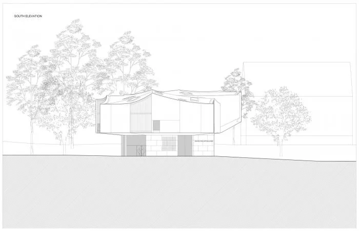 BIM Architecture | Lightly Flying, Born Around Ancient Trees, Went Visual Arts Building/Steven Hall Architects