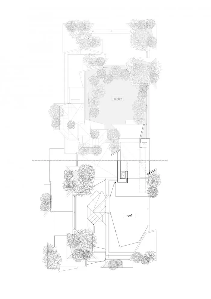 BIM Architecture | Growing and Extending Like Trees: Toyoshima Gallery Residence/Akihisa Hirata Architects, Japan