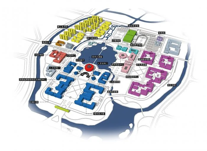 BIM Architecture | Zhejiang University International Joint College (Haining International Campus)/Zhejiang University Architectural Design and Research Institute