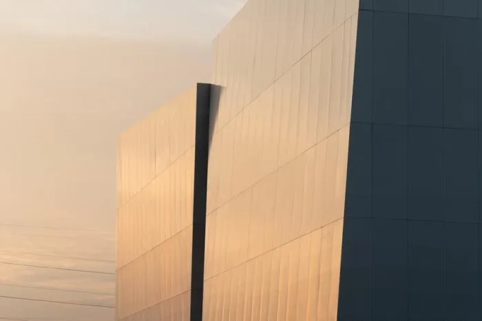 BIM Architecture | White Marble in the wilderness - Shuifa · Information Town Industry Exhibition Center/aoe | Construction Team
