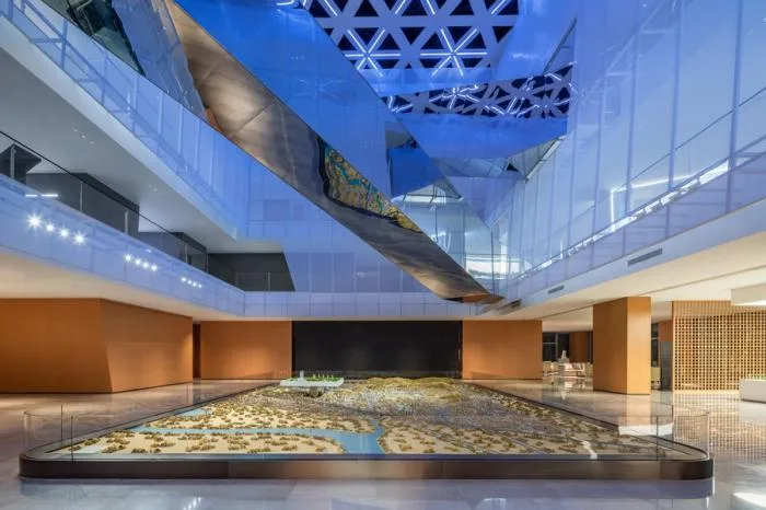 BIM Architecture | White Marble in the wilderness - Shuifa · Information Town Industry Exhibition Center/aoe | Construction Team
