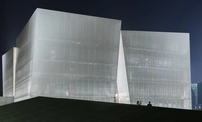 BIM Architecture | White Marble in the wilderness - Shuifa · Information Town Industry Exhibition Center/aoe | Construction Team
