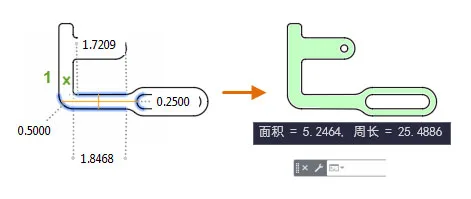 AutoCAD2021 Quick Measurement