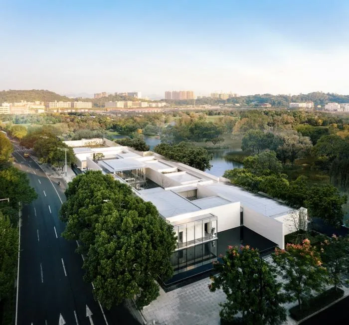 BIM Architecture | Three courtyard under ten large camphor trees: Future City Exhibition Hall/Meng Fanhao - ad · line+studio
