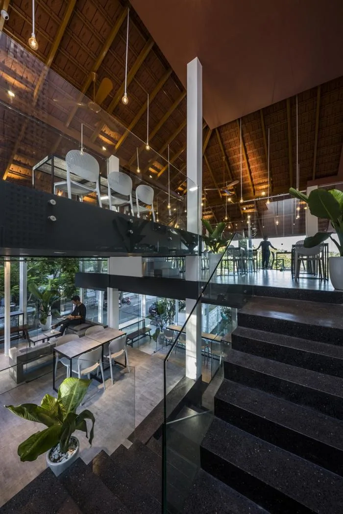 BIM Architecture | O2 Coffee Shop, Vietnam/MW Archstudio