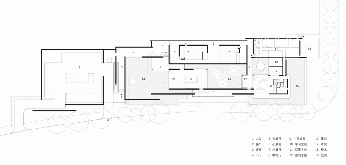 BIM Architecture | Three courtyard under ten large camphor trees: Future City Exhibition Hall/Meng Fanhao - ad · line+studio