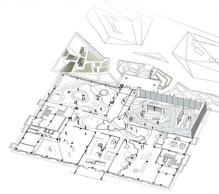 BIM Architecture | Beitang Hot Spring Town Living Hall, Shenyang/Guancho Innovation Research Institute