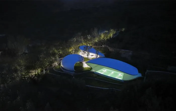 BIM Building | Cloud Sea Relics: Mount Taishan Jiunv Peak Pool and Supporting Facilities/gad · line+studio