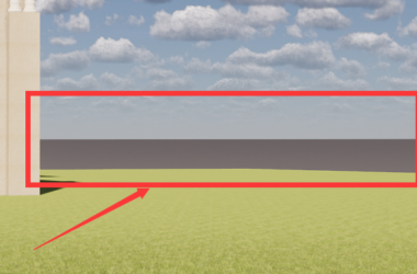 BIM Q&A | Why Does Enscape Rendering Show a Gap Between Sky and Ground in Sketch Master?-BIM WORLD