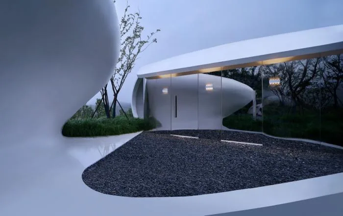 BIM Building | Cloud Sea Relics: Mount Taishan Jiunv Peak Pool and Supporting Facilities/gad · line+studio
