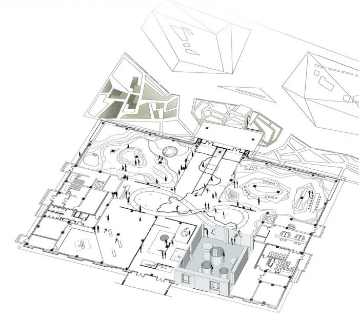 BIM Architecture | Beitang Hot Spring Town Living Hall, Shenyang/Guancho Innovation Research Institute