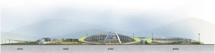 BIM Architecture | Tengchong International Baseball Park, Yunnan Province/Shenzhen Zhonghai Century Architectural Design Co., Ltd