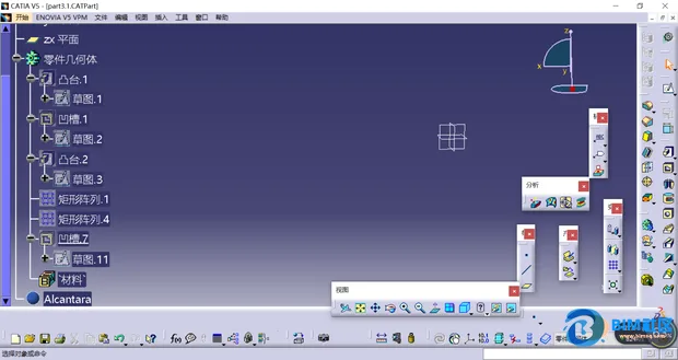 BIM Q&A | When drawing parts with CATIA, the icons on the feature book become grid like and the parts cannot be found ..