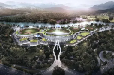 Tengchong International Baseball Park, Yunnan Province | BIM Architecture by Shenzhen Zhonghai Century Design-BIM WORLD