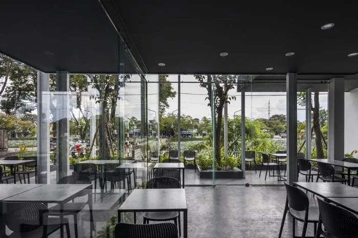 BIM Architecture | O2 Coffee Shop, Vietnam/MW Archstudio
