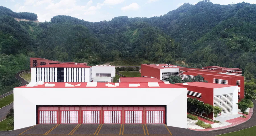 BIM Architecture | Qiannan Mountain Fire and Emergency Rescue Training Center/West Line Studio