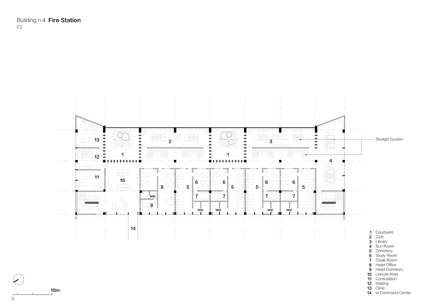 BIM Architecture | Qiannan Mountain Fire and Emergency Rescue Training Center/West Line Studio