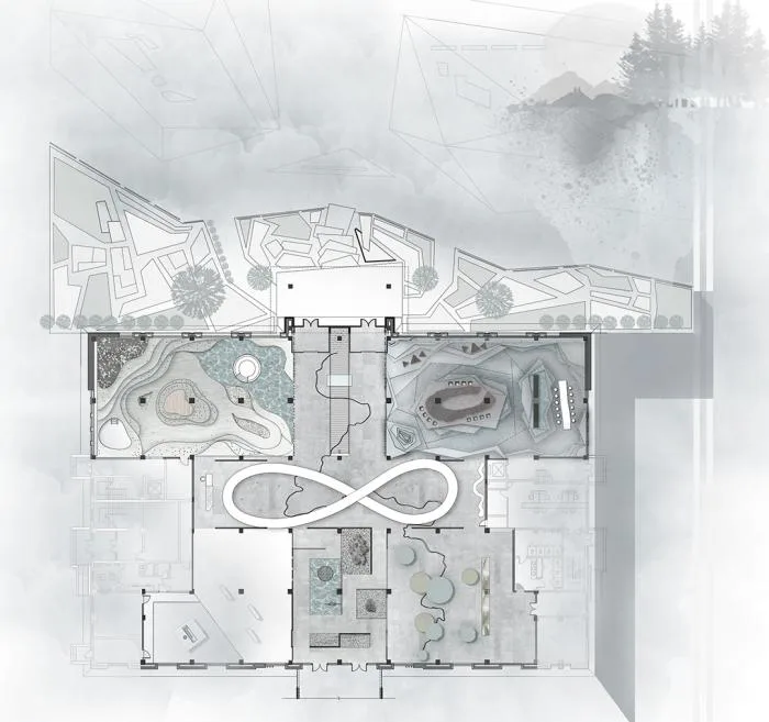 BIM Architecture | Beitang Hot Spring Town Living Hall, Shenyang/Guancho Innovation Research Institute