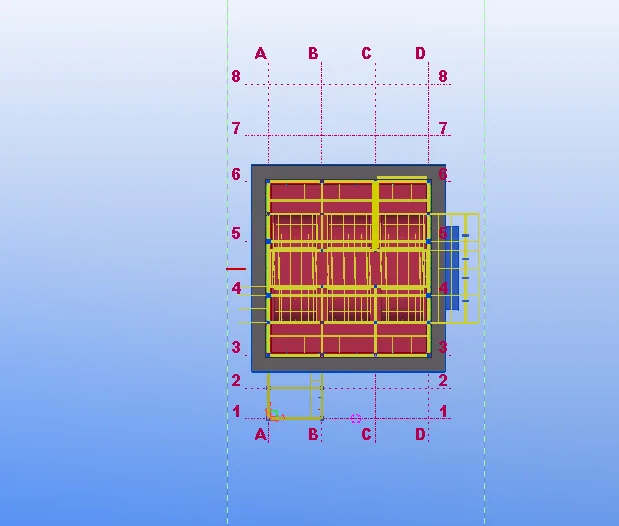 BIM Q&A | Tekla's central axis inexplicably turns red, and no matter which surface is cut, pressing Ctrl P will show the red axis surface