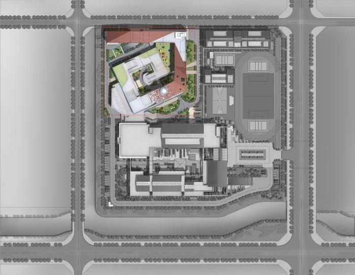BIM Architecture | Yueqing Yuying Boarding School Primary School Phase II Project/China Academy of Art Landscape Architecture Design and Research Institute