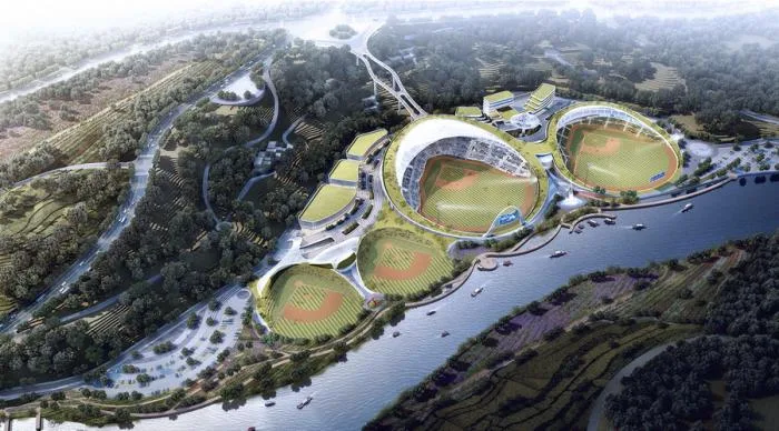 BIM Architecture | Tengchong International Baseball Park, Yunnan Province/Shenzhen Zhonghai Century Architectural Design Co., Ltd