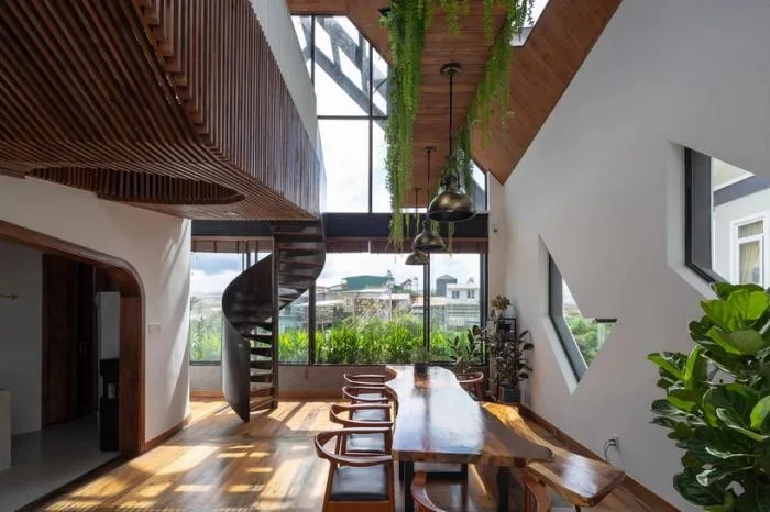 BIM Architecture | Starry Stars, Giant Lanterns at Night/Le House