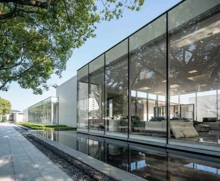 BIM Architecture | Three courtyard under ten large camphor trees: Future City Exhibition Hall/Meng Fanhao - ad · line+studio