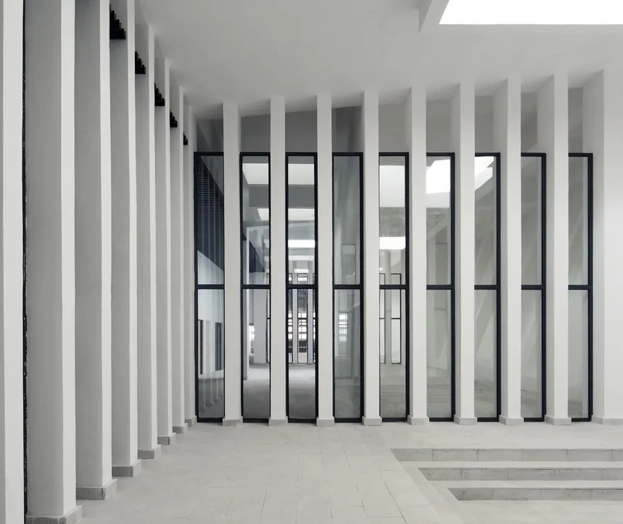 BIM Architecture | Qiannan Mountain Fire and Emergency Rescue Training Center/West Line Studio